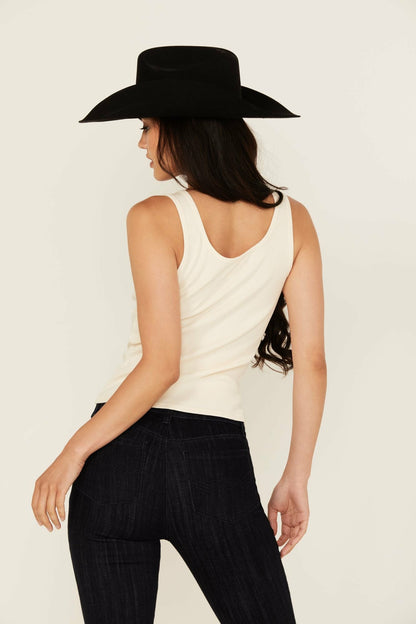 Sevier Studded Ribbed Tank Top