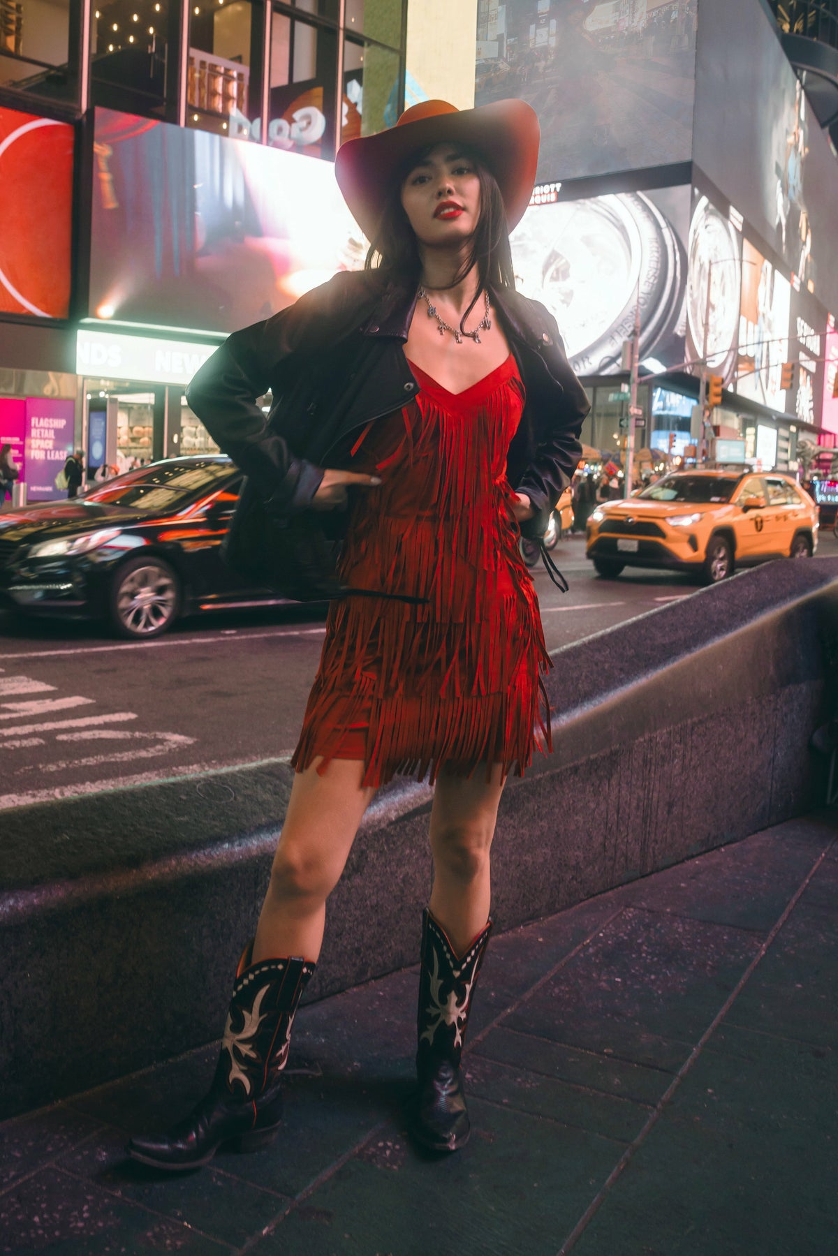Brixworth Red Fringe Festival Dress