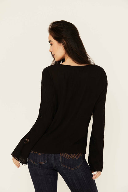 Sharondale Embroidered Long Sleeve Button-Down Shirt