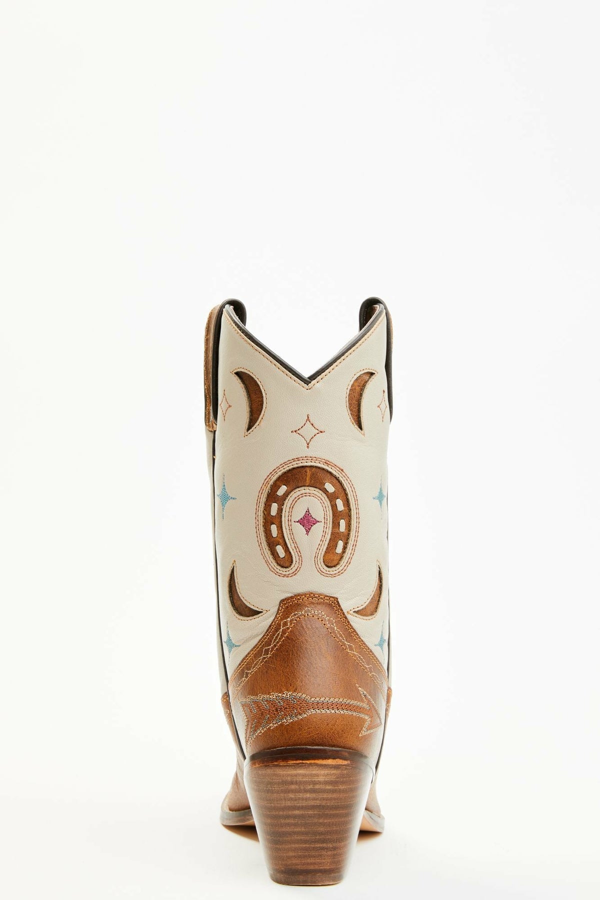 Get Lucky Tan Western Boots - Round Toe
