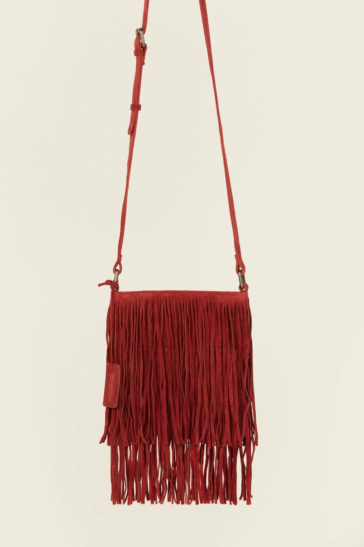 Camarillo Suede Fringe Crossbody Bag
