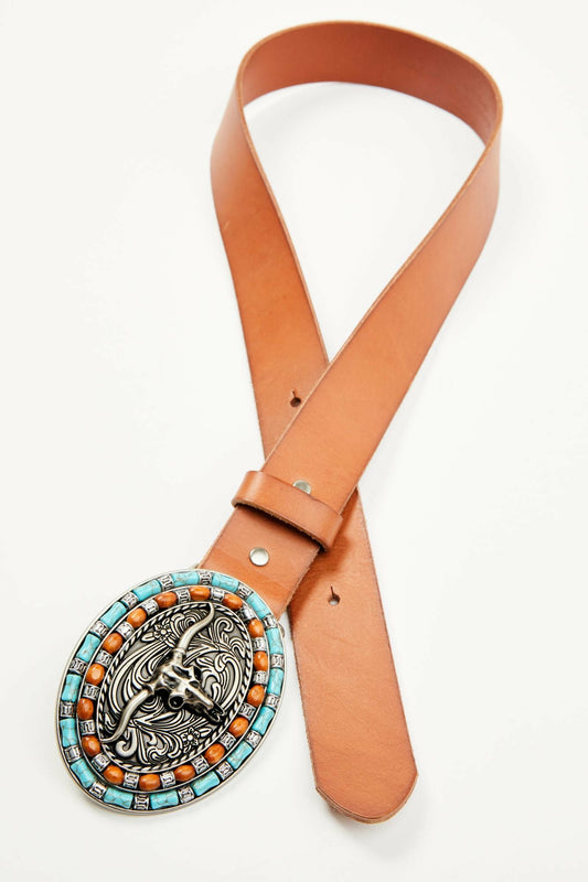 Longhorn Buckle Belt