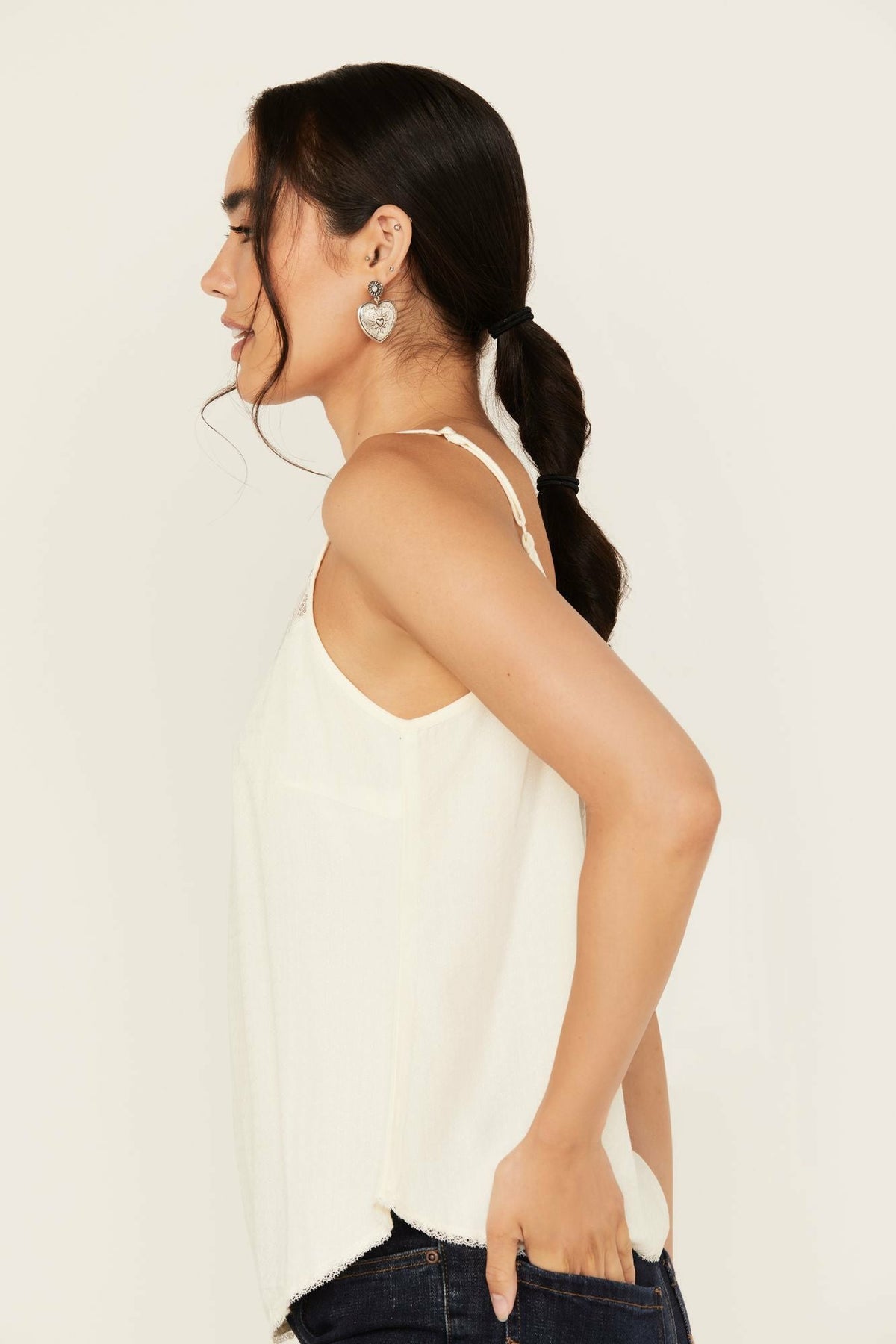 Randa Lace Trim Cami