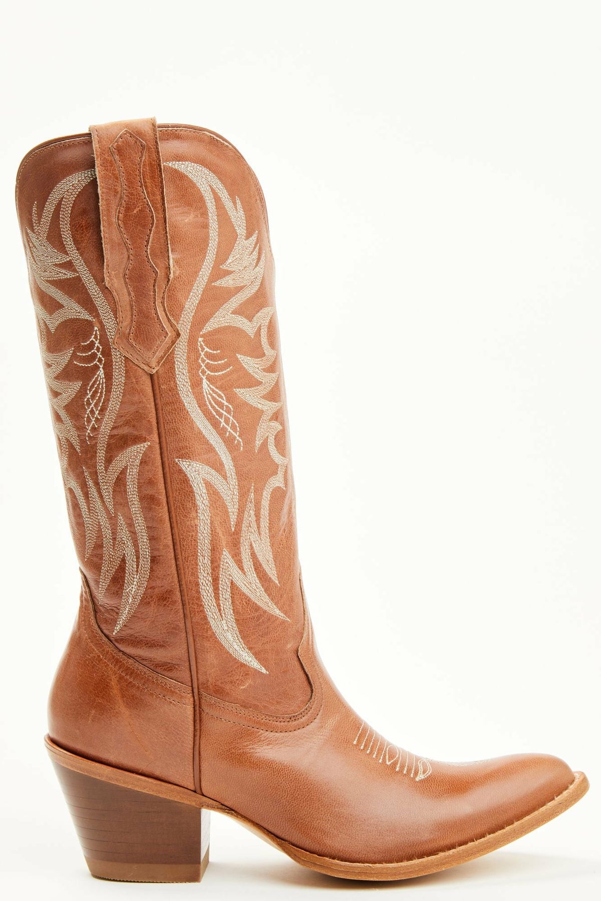 Charmed Life Tobacco Leather Western Boots - Round Toe