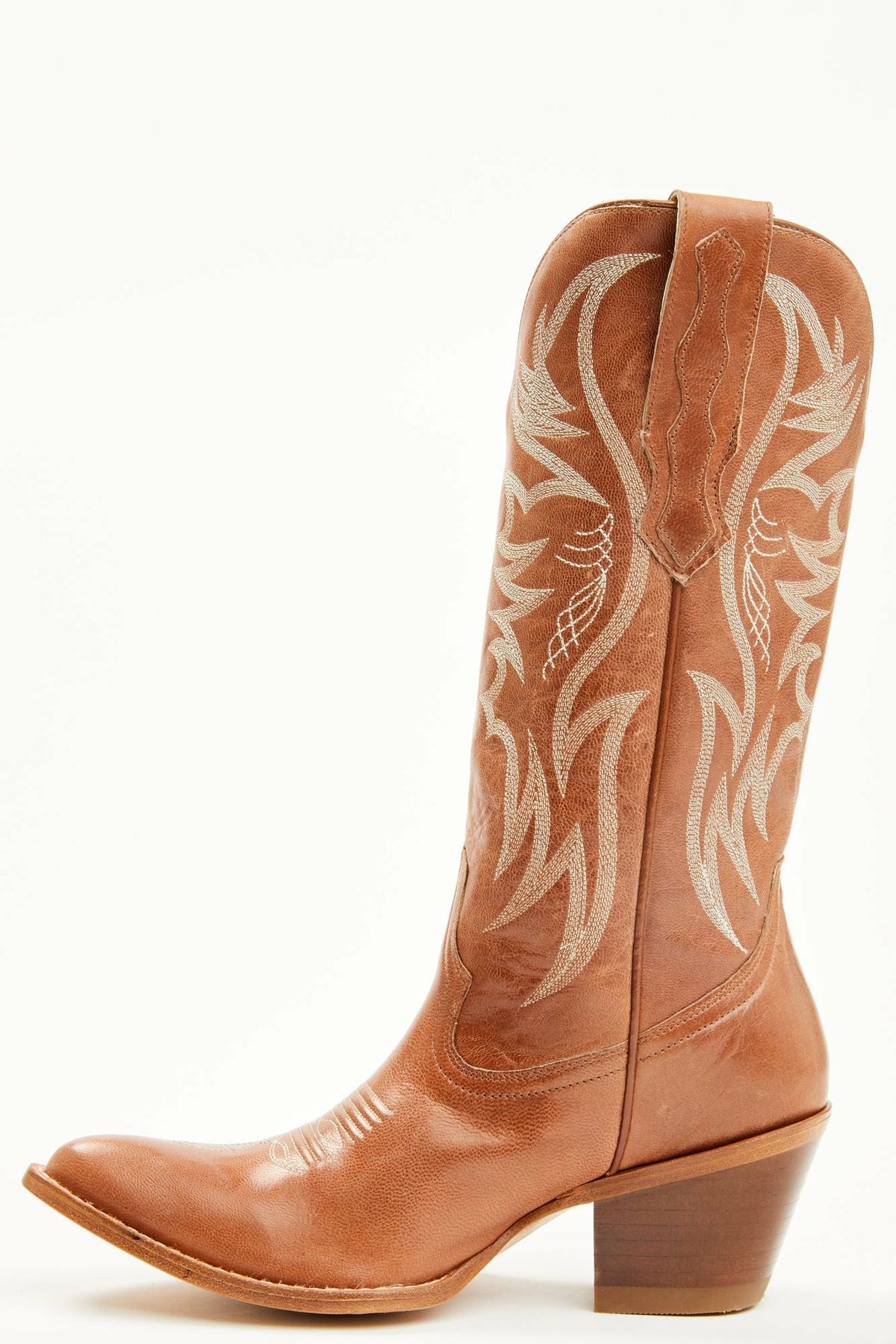 Charmed Life Tobacco Leather Western Boots - Round Toe