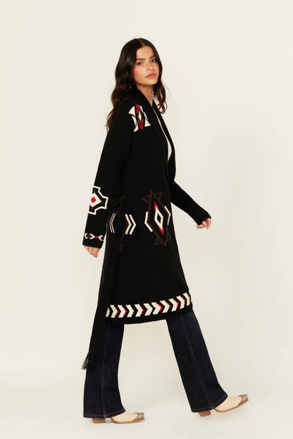 Leopole Long Cardigan