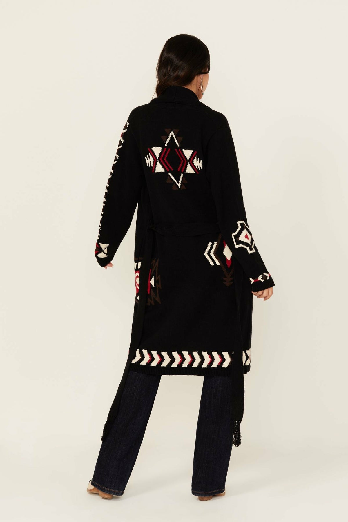 Leopole Long Cardigan