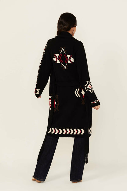 Leopole Long Cardigan