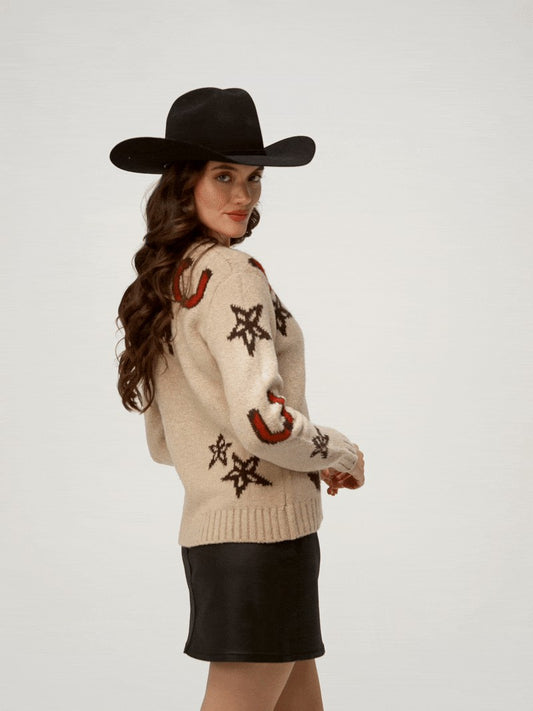 Malta Western Button-Down Cardigan
