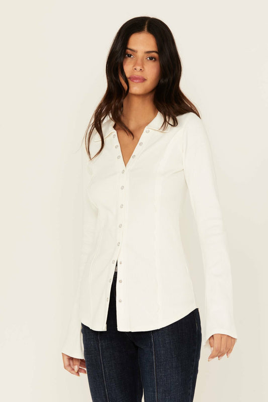 Ravenwood Solid Long Sleeve Snap Shirt