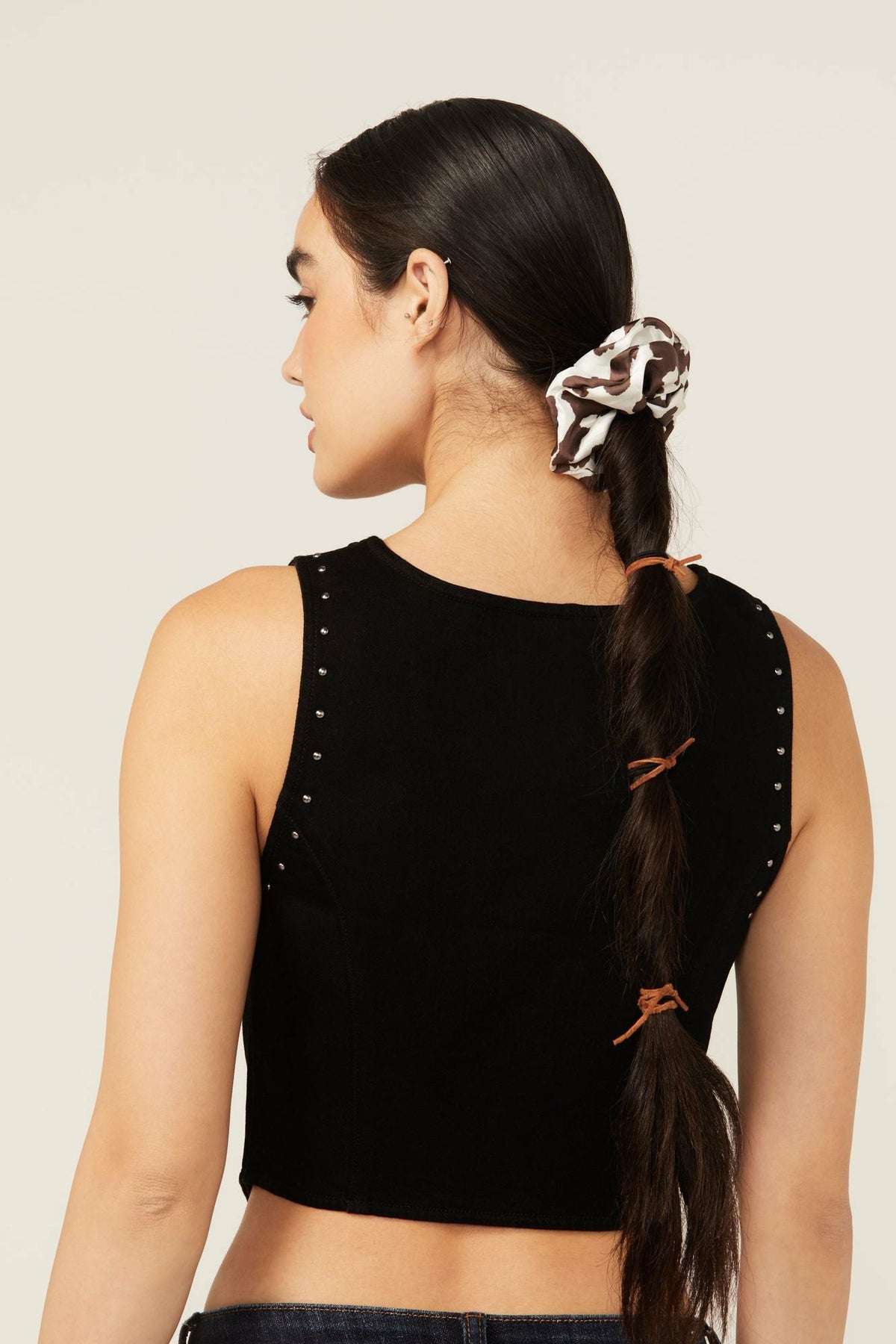 Palmetto Cow Print Oversized Scrunchie Set - 2 Piece
