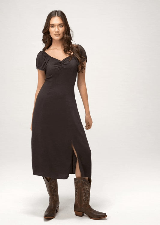 Beth Jacquard Midi Dress