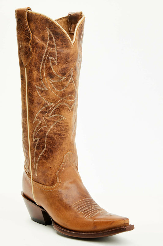Dallas Alice Brown Tall Western Boots - Snip Toe