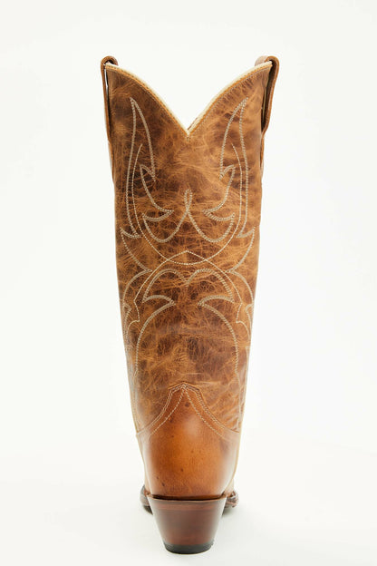Dallas Alice Brown Tall Western Boots - Snip Toe