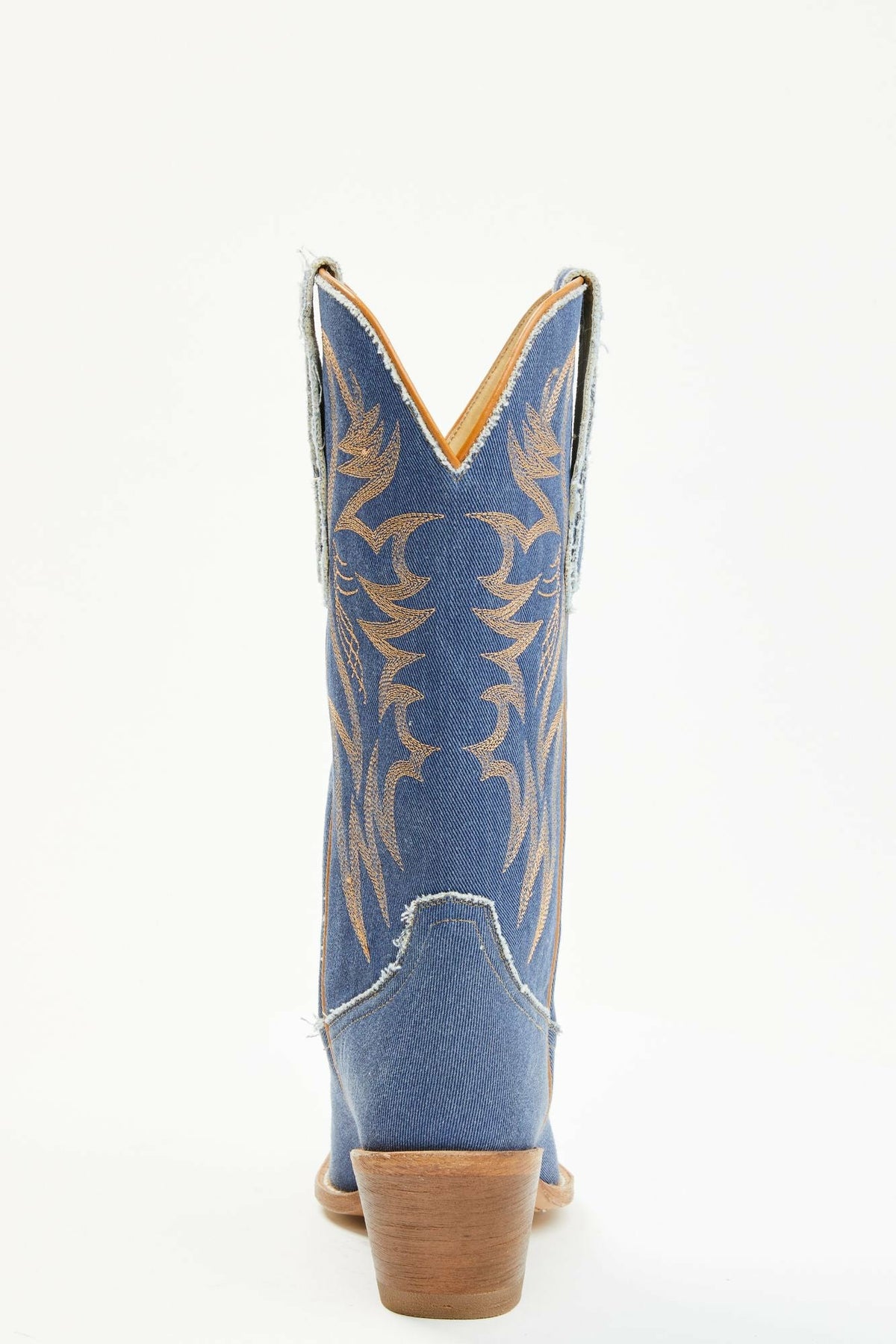 Charmed Life Denim Western Boots - Round Toe