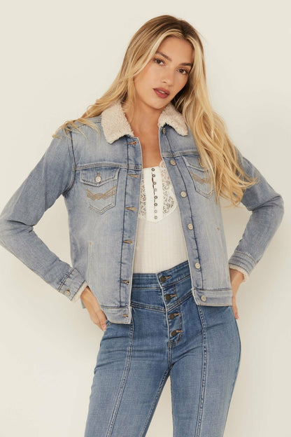 Edgewood Sherpa Lined Denim Jacket