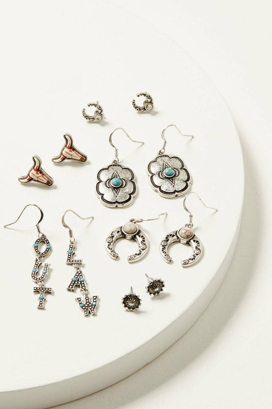 Calais Outlaw Earring Set - 6 Piece