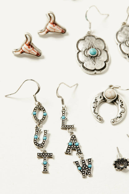 Calais Outlaw Earring Set - 6 Piece