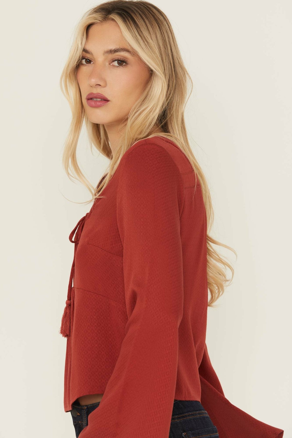 Cedar Lace-Up Top