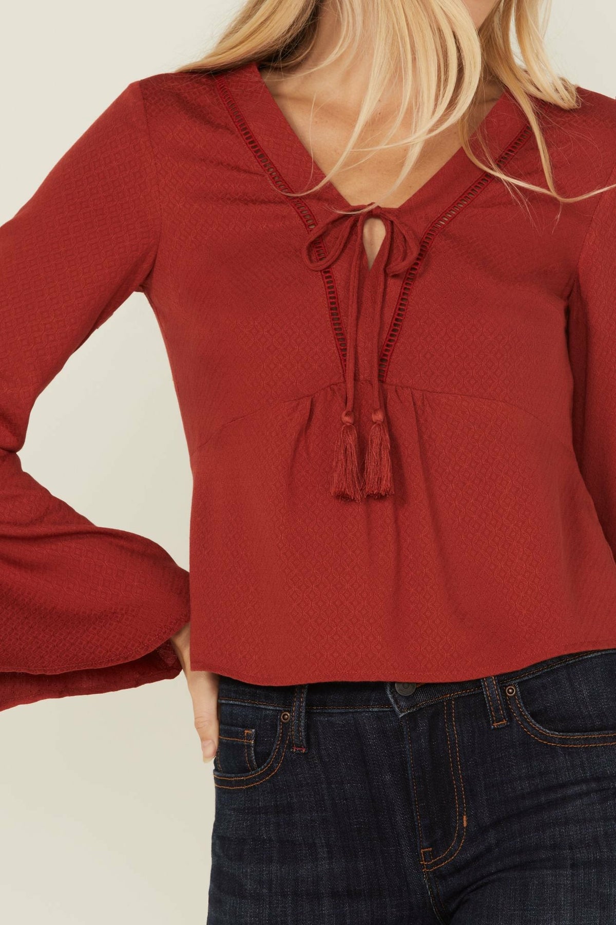 Cedar Lace-Up Top