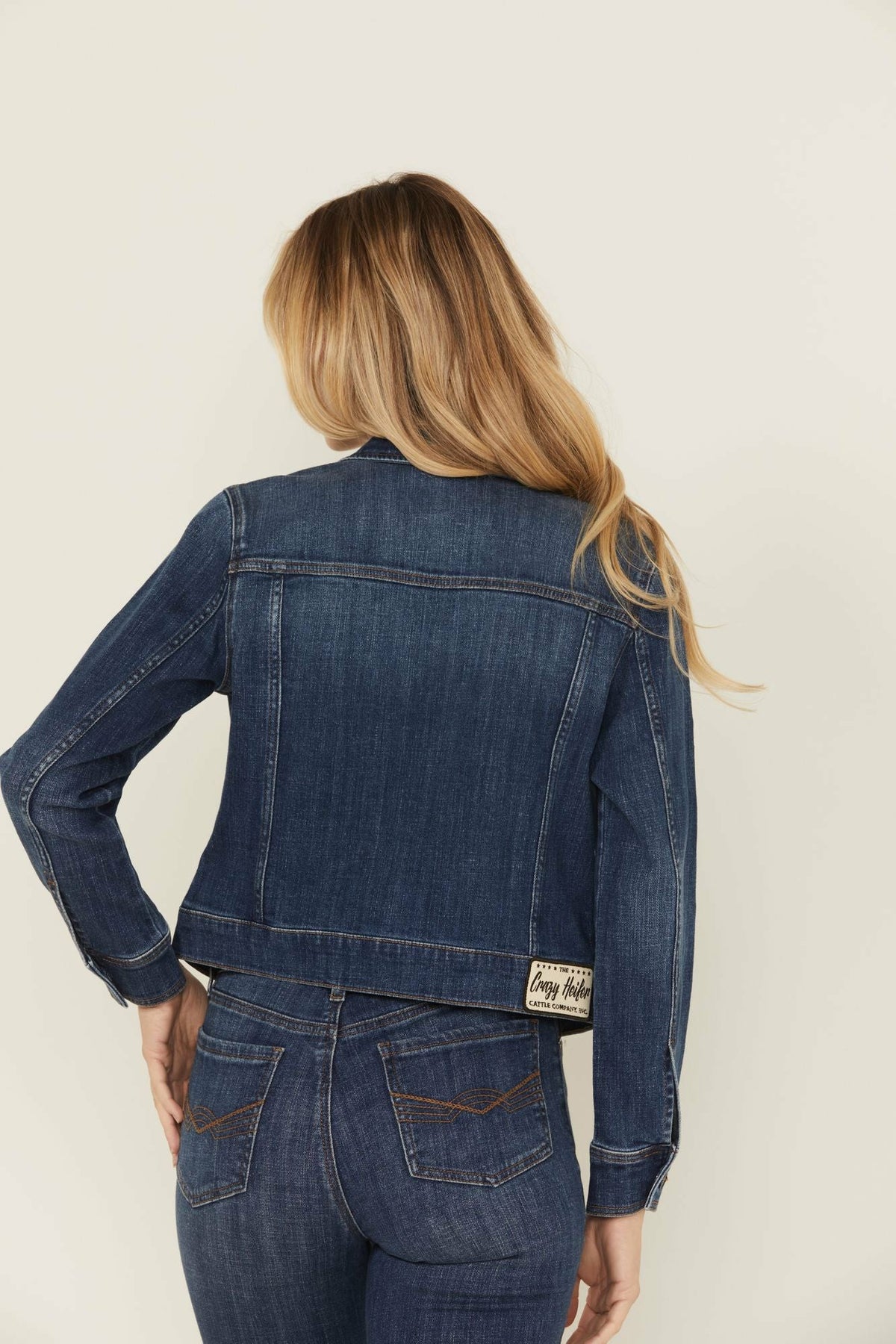 Ellwood Patch Denim Trucker Jacket