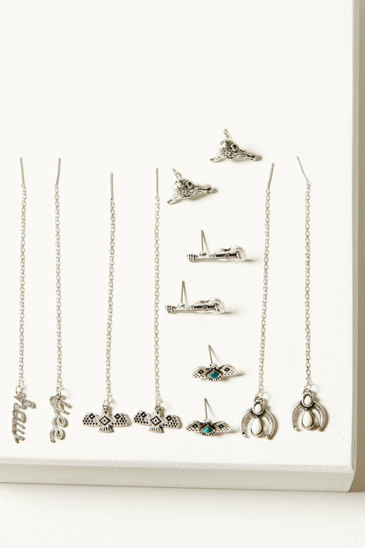 Threaders Hallbrook Earring Set - 6 Piece