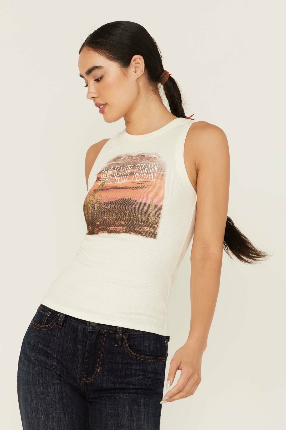 Outlaw Livin Sleeveless Ribbed Tank Top