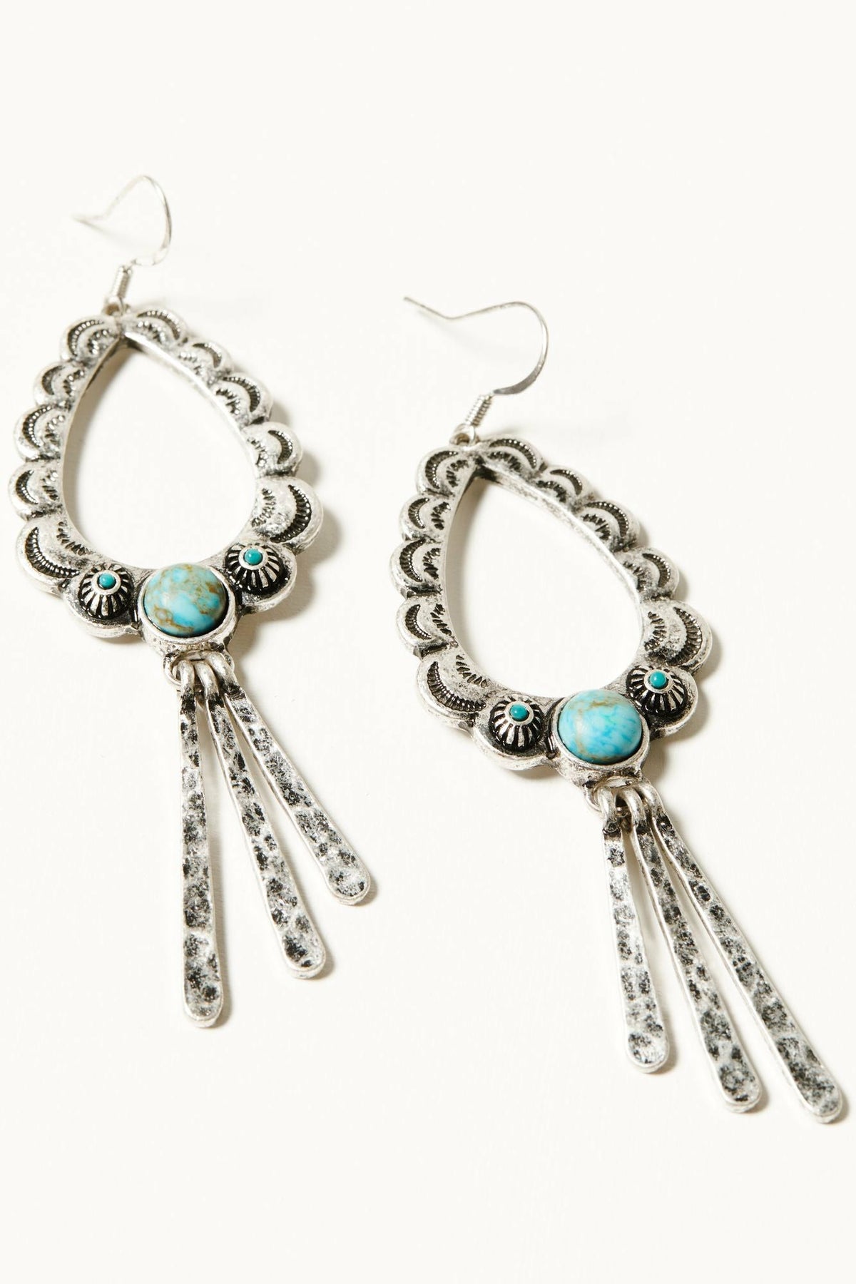 Bellafonte Teardrop Scalloped Earrings