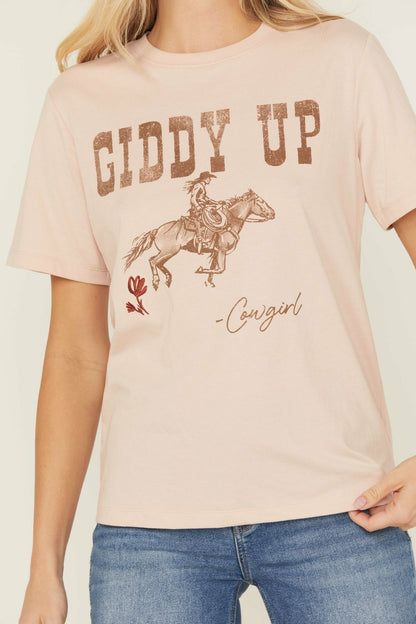 Giddy Up Short Sleeve Graphic Tee