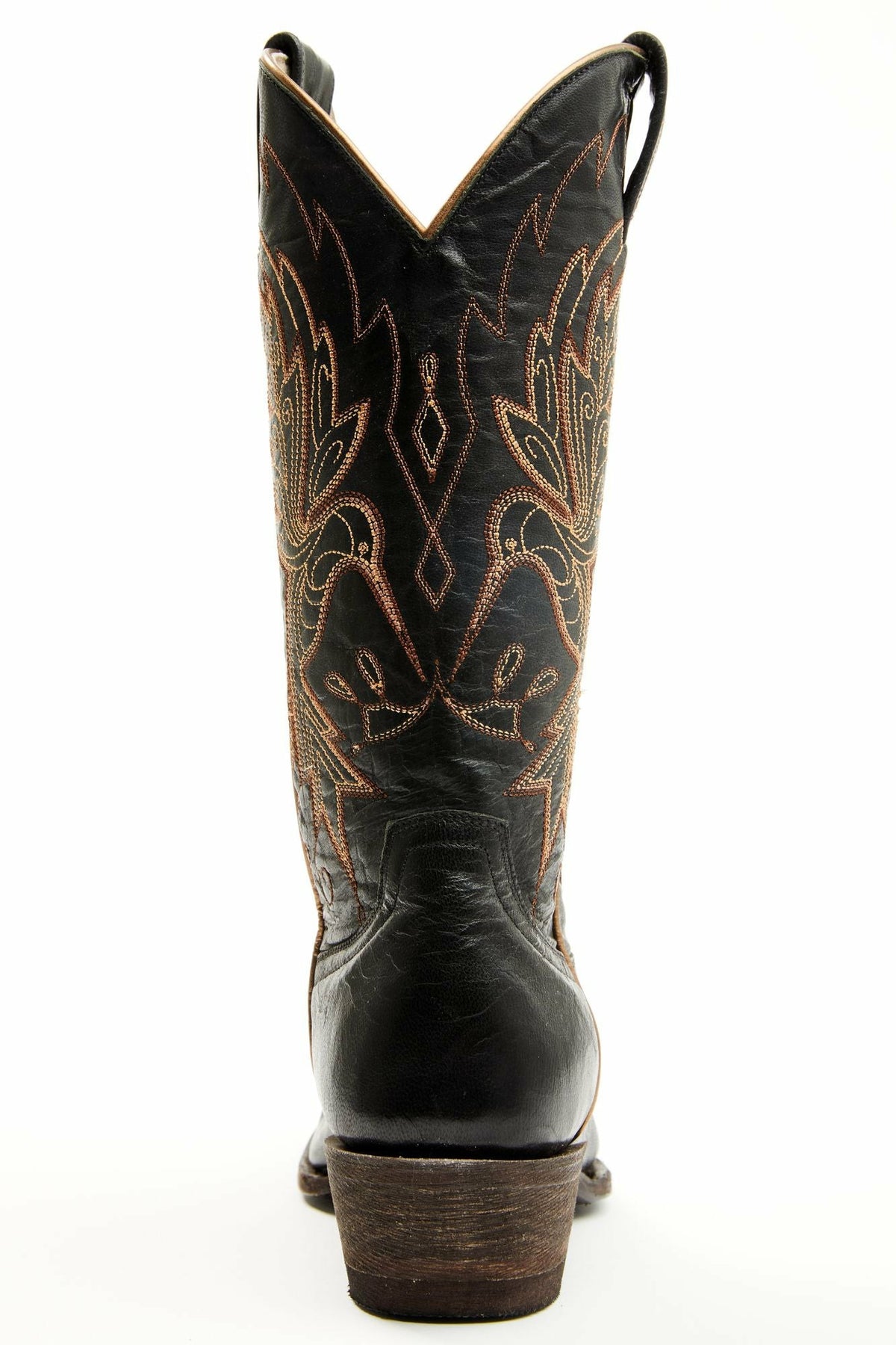 Wings Black Western Boots - Snip Toe