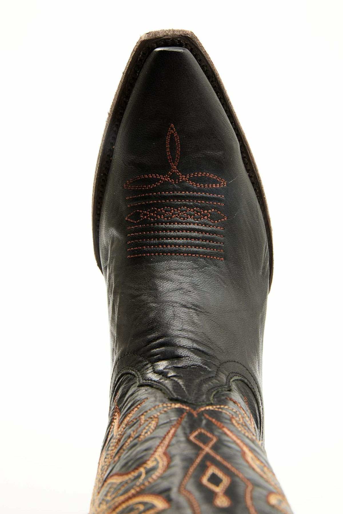 Wings Black Western Boots - Snip Toe