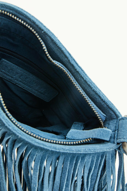 Camarillo Fringe Suede Crossbody Bag