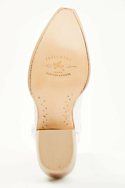 Wings White Western Boots - Snip Toe