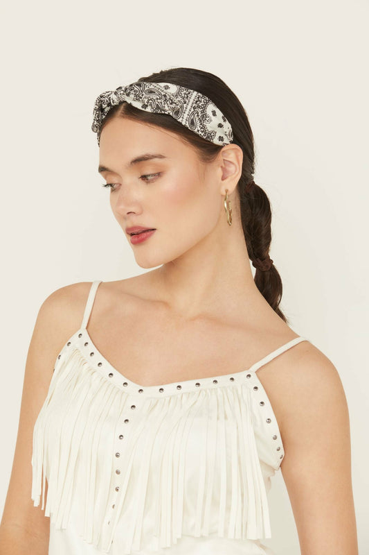 Glynda Bandana Print Headband