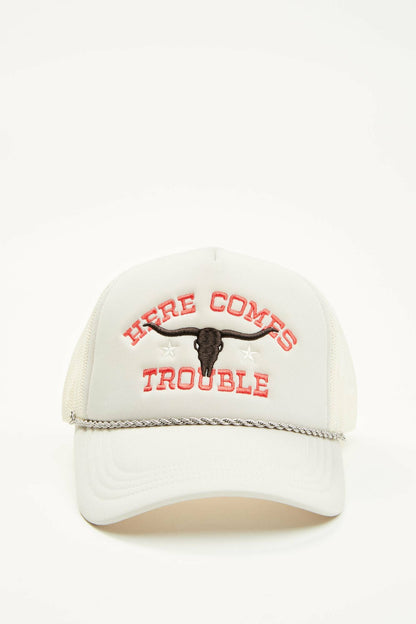 Here Comes Trouble Ball Cap