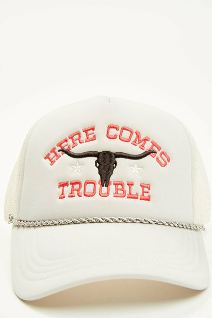 Here Comes Trouble Ball Cap