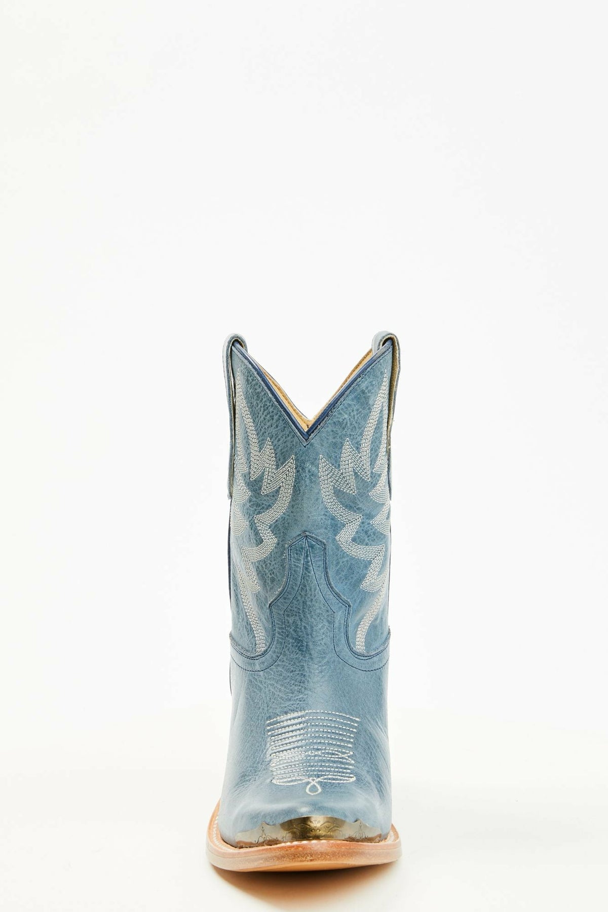 Wheels Navy Western Booties - Round Toe