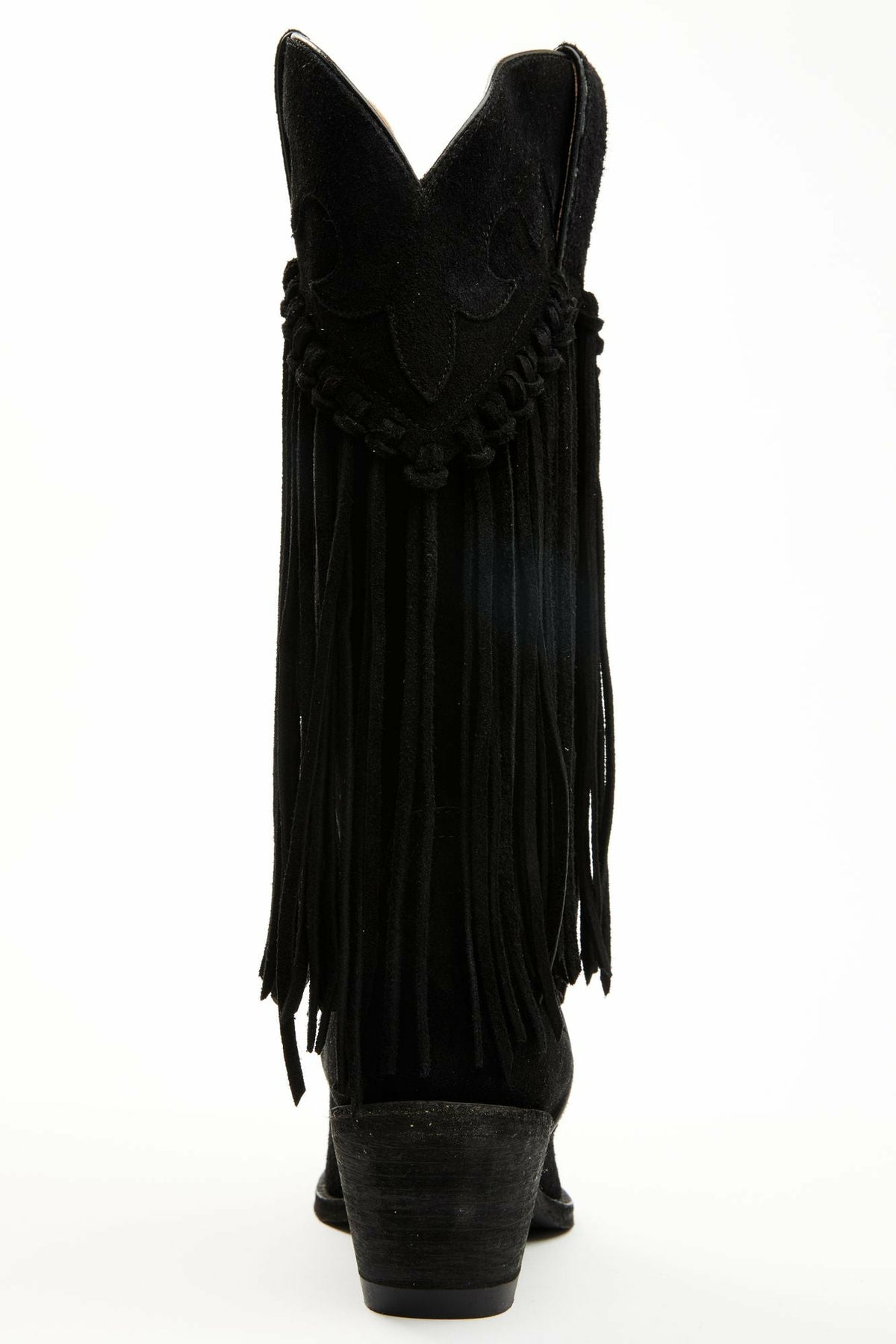 Sterling Fringe Tall Western Boots - Snip Toe
