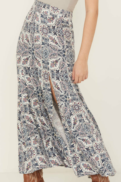 Garrison Printed Maxi Skirt