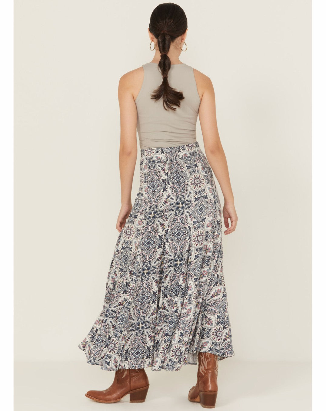 Garrison Printed Maxi Skirt