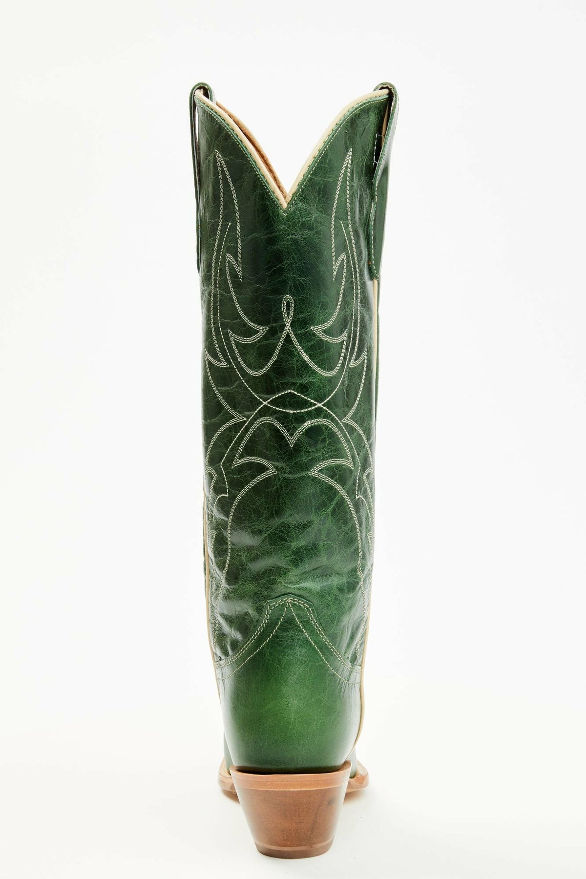Dallas Alice Green Tall Western Boots - Snip Toe