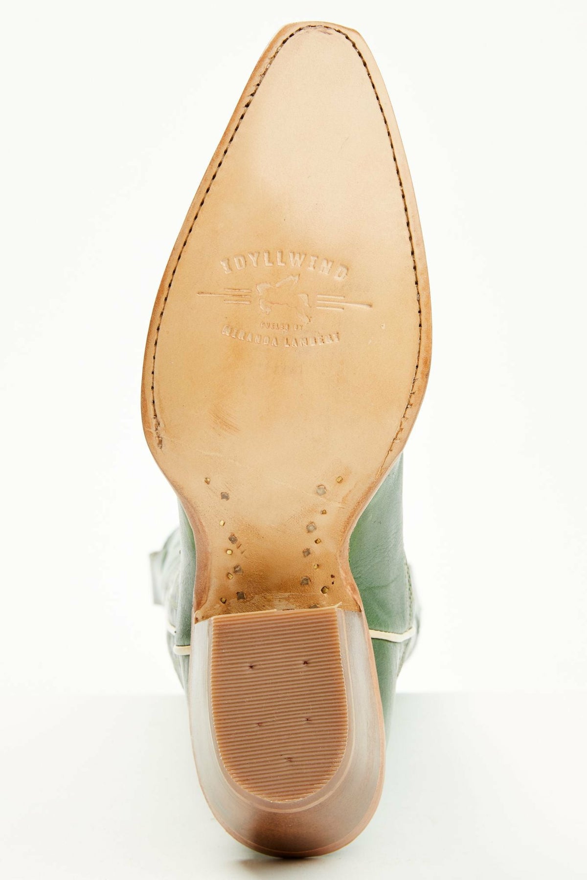 Dallas Alice Green Tall Western Boots - Snip Toe