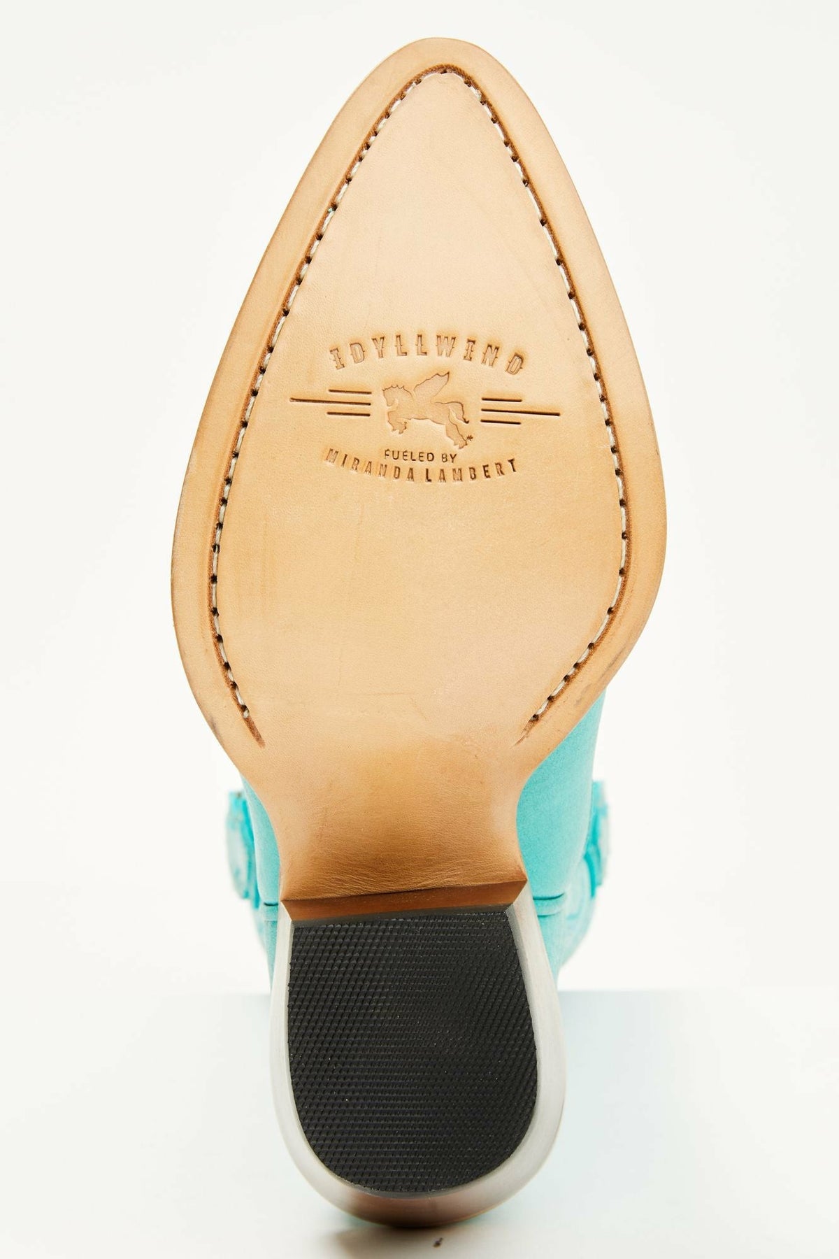 Charmed Life Turquoise Leather Western Boots - Round Toe