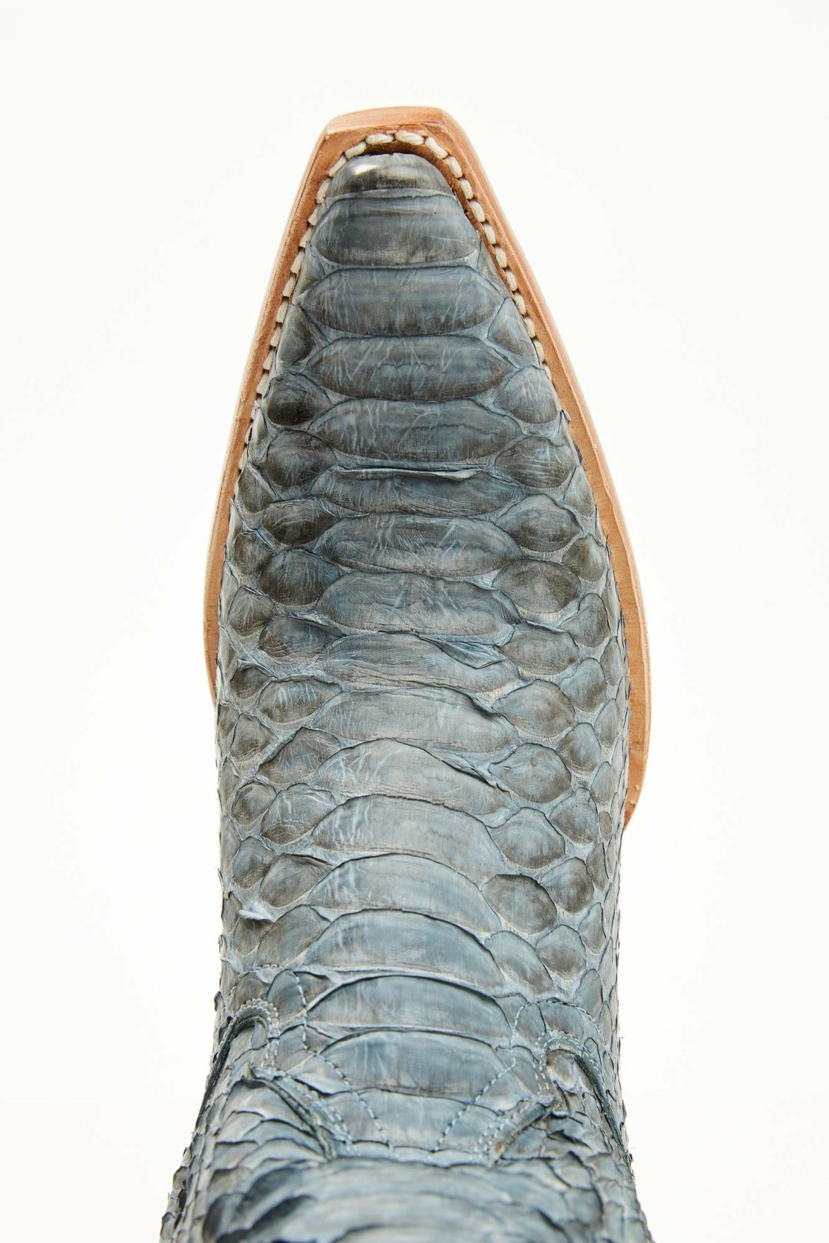 Slay Navy Python Tall Western Boots - Snip Toe