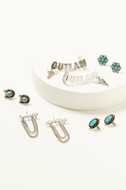 Esther Outlaw earring Set - 5 Piece