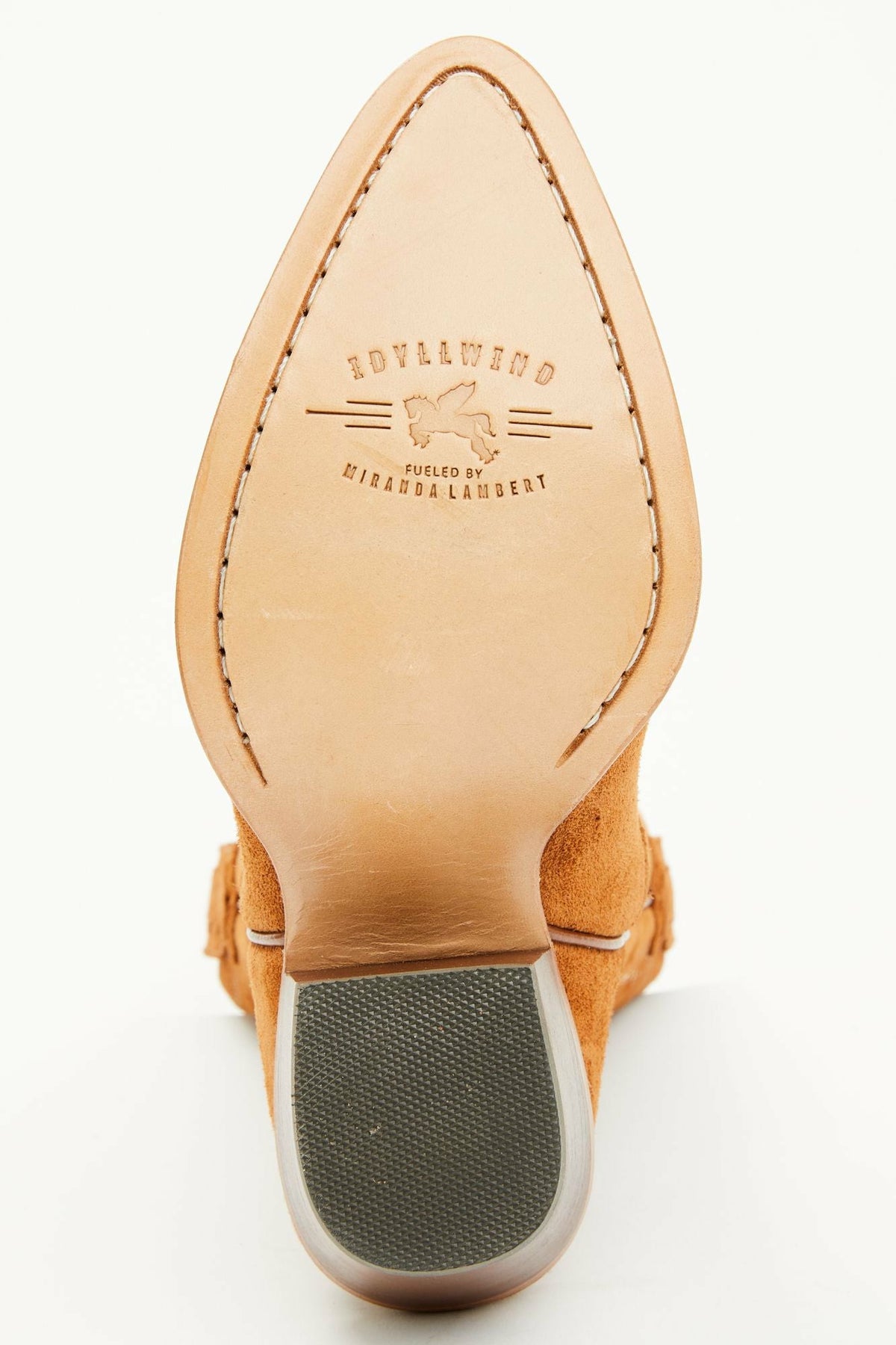 Charmed Life Cognac Suede Western Boots - Round Toe