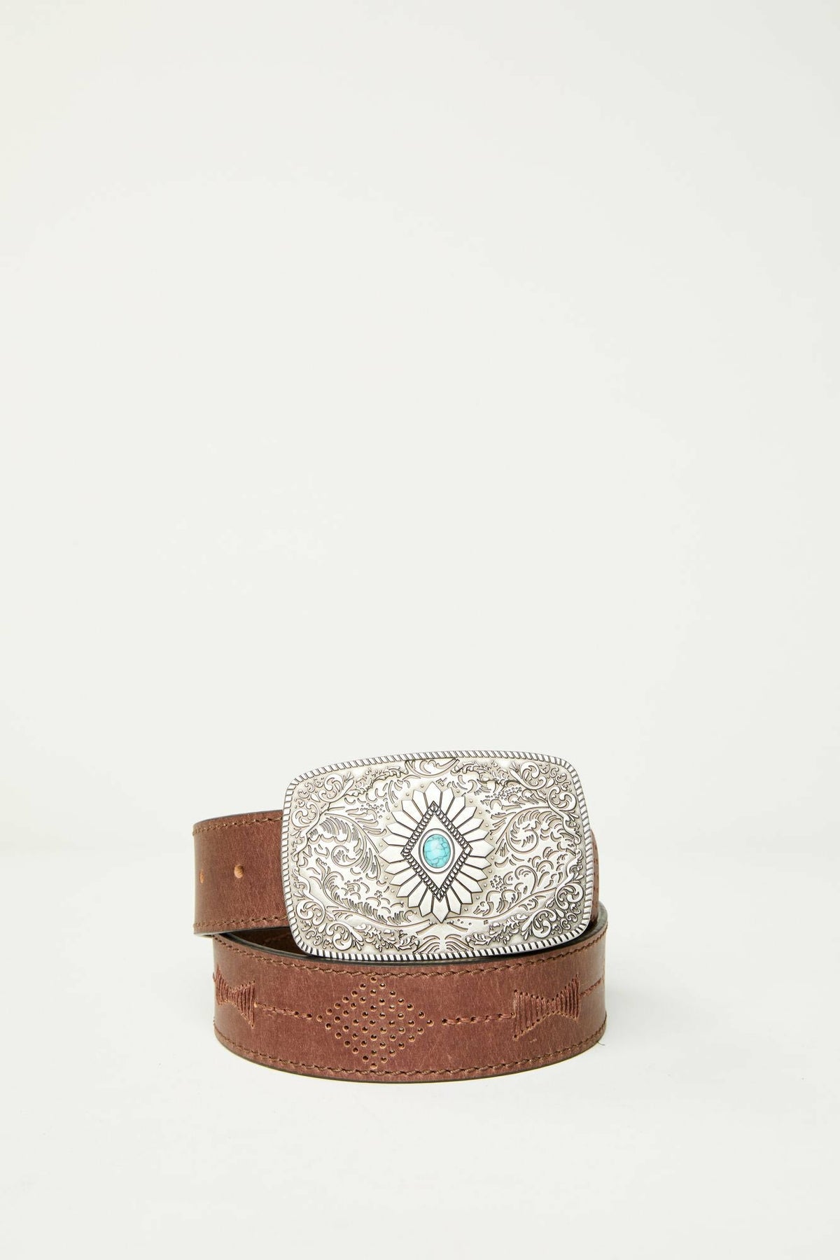 Highland Embossed Buckle Belt