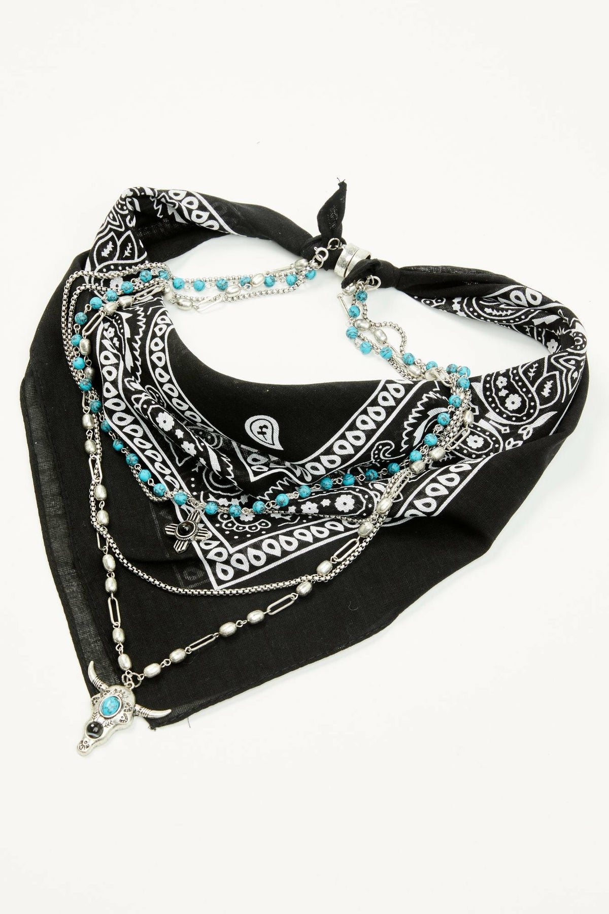 Baylee Bandana Layered Necklace