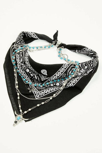 Baylee Bandana Layered Necklace