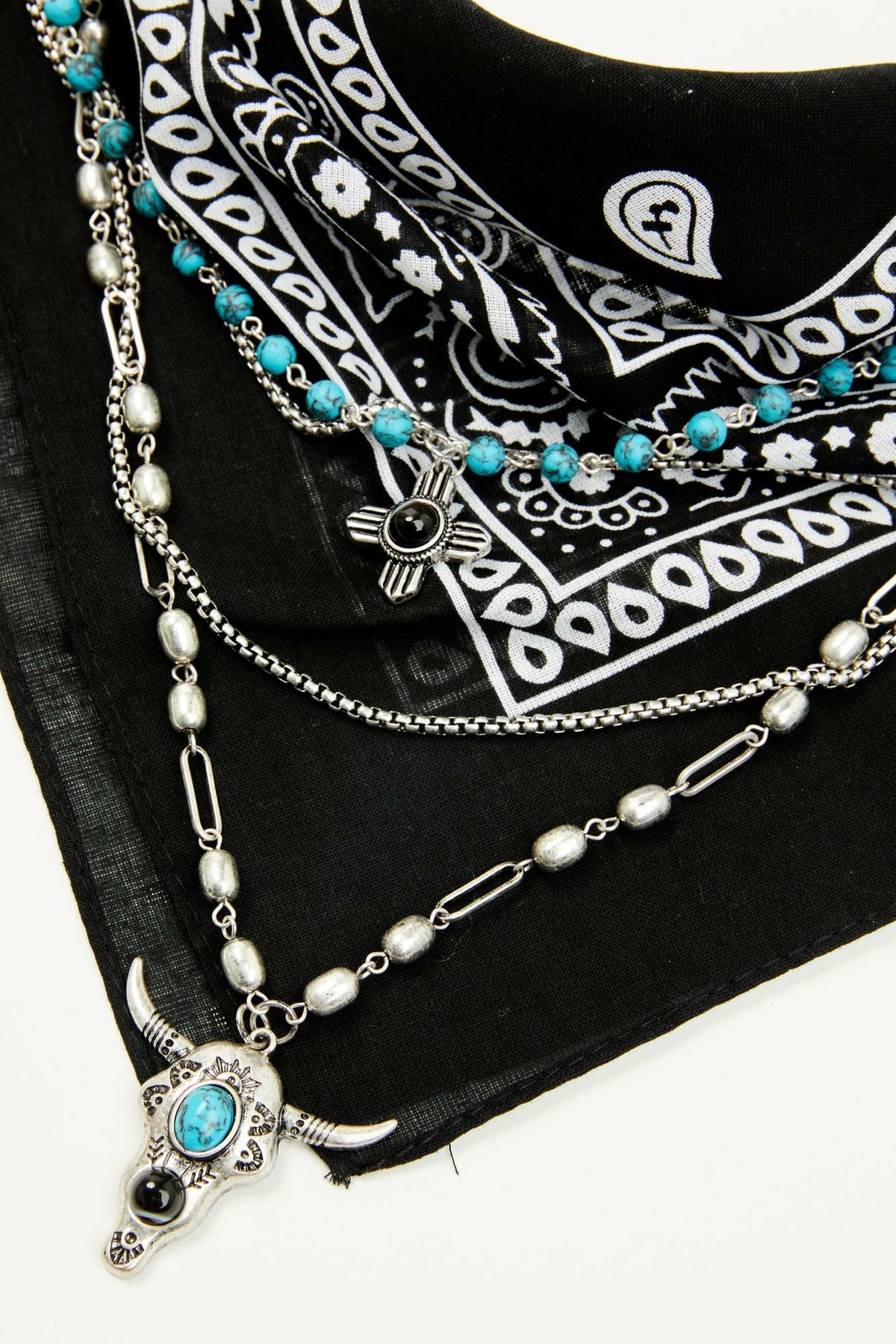 Baylee Bandana Layered Necklace